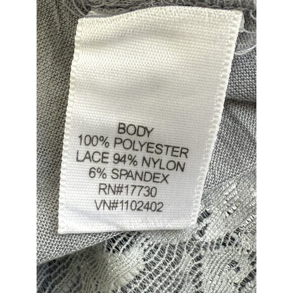 Vintage Xhilaration Womens Med Y2K Floral Lace Camisole Dainty Coquette Romantic - Picture 7 of 8